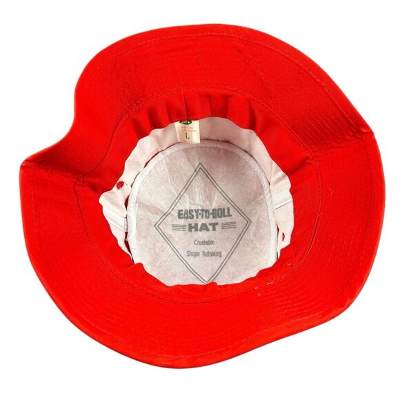 Daytona Winston NASCAR Bucket Hats Lot of 2 Vintage Red White M L New Old Stock - Picture 16 of 16